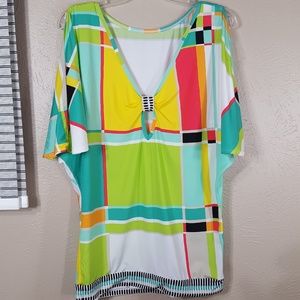 Trina Turk Mod Print Cover Up